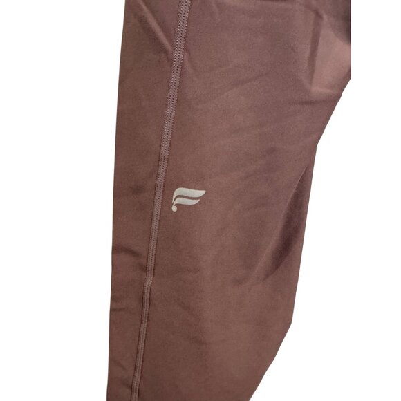 Fabletics High-Waisted Powerhold Leggings Womens XL Mauve Stretchy Pocket - Picture 5 of 5